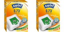2 Pakete Swirl Staubsaugerbeutel S73 / S 73 AirSpace für Siemens Bosch Typ: GXXL