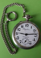 REGULATEUR FRANCAIS HERREN TASCHENUHR 50,5mm, Laüft !