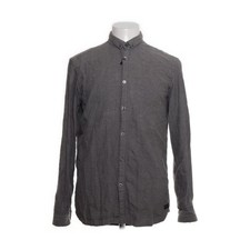 Tiger of Sweden Jeans, Businesshemd, Größe: M, Grau, Baumwolle, Fischgräte -Pwd