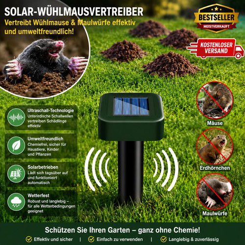 Stück solar maulwurfschreck - solar,