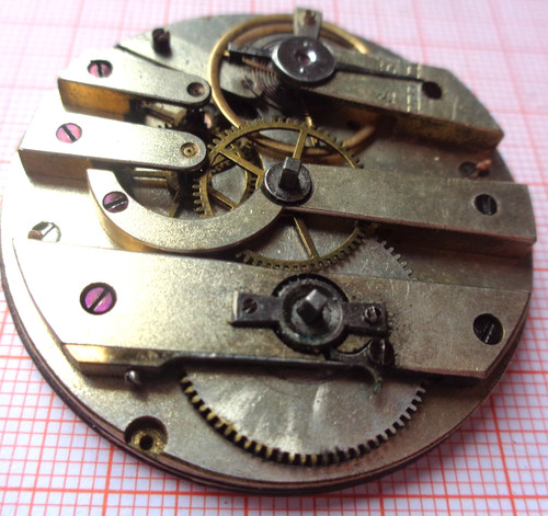 Antikes taschenuhrwerk - antikes,