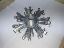 7-Zylinder Sternmotor Attrappe