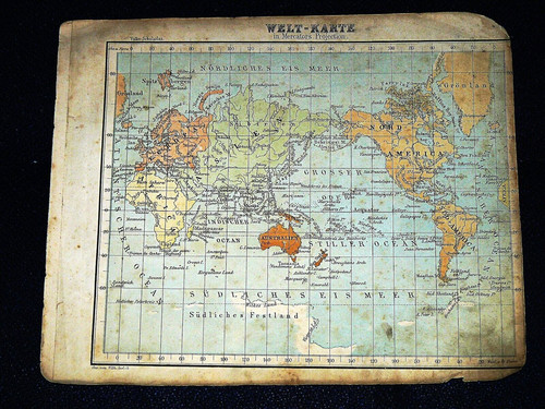 Weltkarte landkarte 1867 aus - landkarte,