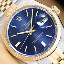 ROLEX MENS DATEJUST 16013 18K