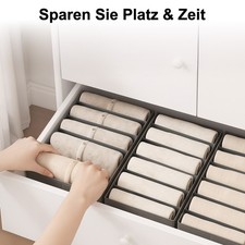 6er-Set , 42 x 30 x 17 cm  Kleiderschrank-Aufbewahrungsbox, Kleiderordner