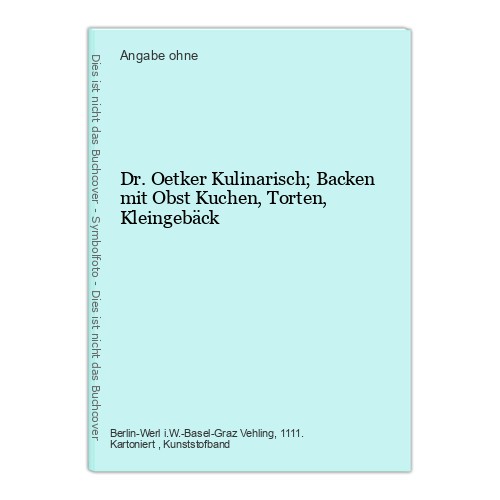 Oetker kulinarisch - dr.,