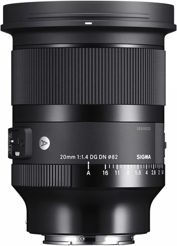 Sigma art 20mm dg - f,