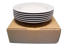 Friesland Jeverland "Weiß-5900" 6 x Suppenteller 23 cm  NEU