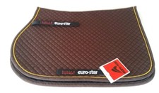 Euro -Star Schabracke Satteldecke Sattelunterlage Pony VS Ebony - Gold - Ebony