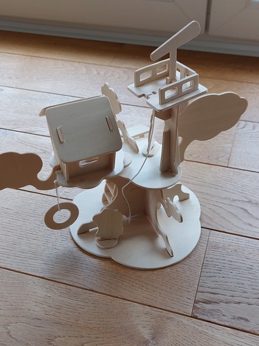 Holz puzzle baumhaus 39 - holz, 3d