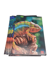 Pigna Notizbuch mit Tiermotiven A4 21x29,7 cm 80 Seiten liniert 6 Stück Neu