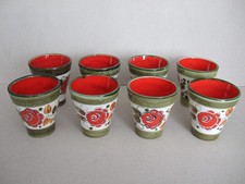 SMF Schramberg Tirol  8 Becher Trinkbecher handbemalt