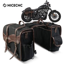 30Lt Motorrad Hecktasche Gepäck Seitentaschen Wasserdichte Packtaschen Cruiser