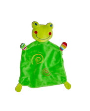 WIE NEU *  Paradise Toys Frosch Frog grün Schmusetuch Schnuffeltuch Kuscheltuch