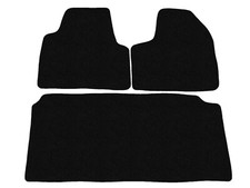 Schwarz Fußmatten Velour für