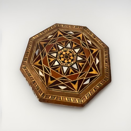 Vintage achteckige orient box - achteckige,