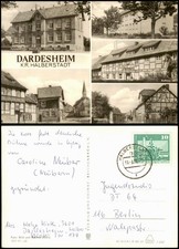 Dardesheim-Osterwieck DDR Mehrbild-AK Oberschule, Langestraße, Neubauten 1969