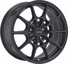 2x Sparco FF2 matt black 9x18