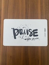 Design@Home Frühstücksbrettchen Pause  Später Geht Es Weiter Neu Nicht Benutzt