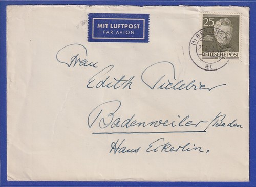 Berlin 1952 schinkel - schinkel, mi.-nr