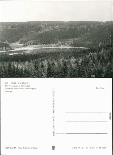 Ansichtskarte scheibe alsbach - ansichtskarte, scheibe-alsbach