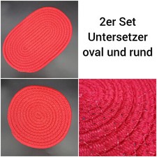 2er Set Platzset Untersetzer