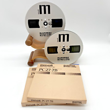 - ALU SPULEN SET - 2x MAXELL PC27-7B - 18cm - Tonbandspule