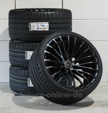 Breyton LS schwarz + Continental + Kompletträder in 22 Zoll für BMW X5 E70