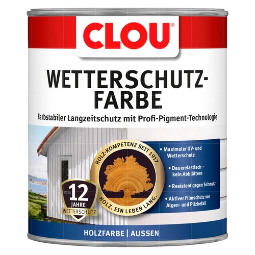 Clou wetterschutzfarbe 75 - wetterschutzfarbe, 0.75