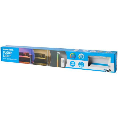 Grundig led stehlampe - led, rgb