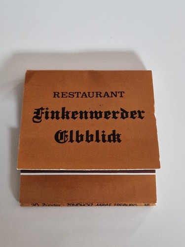 Streichholzheftchen,Restaurant