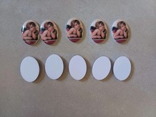 10x Cabochon Engel / Vintage