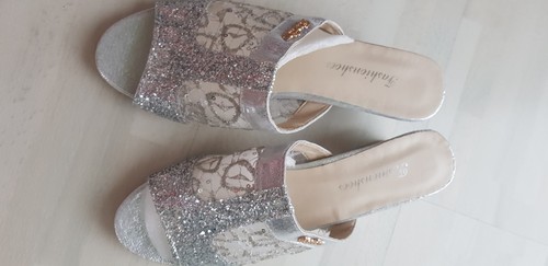 Silber glitzer clogs - clogs, schuhe