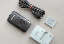 Canon IXUS 220 HS/ELPH 300 HS 12.1MP 5x Optical Zoom Digital Camera-black