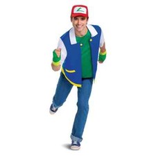 Pokemon Ash Ketchum Klassisch Unisex Erwachsene Kostüm
