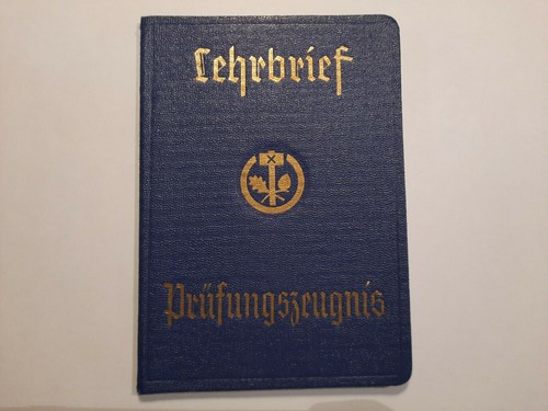 Lehrbrief mappe herren - lehrbrief,