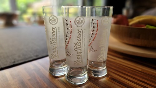 3er set bierglas könig - set,