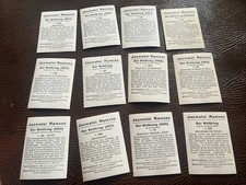 Jasmatzi Ramses Sammelbilder Weltkrieg 18 Stück