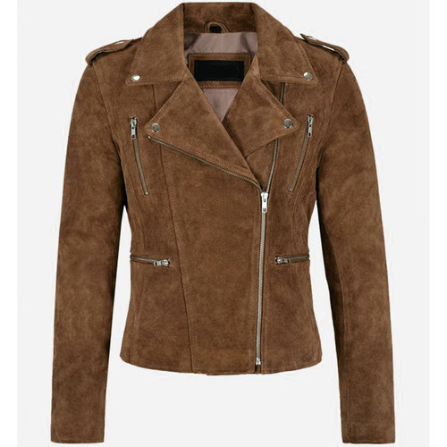 Damen biker lederjacke - damen,