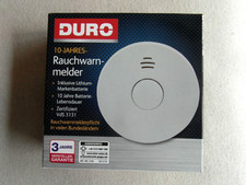 Rauchwarnmelder 10 Jahres  Feuermelder  Alarm mit Batterie, Anleitung, neu
