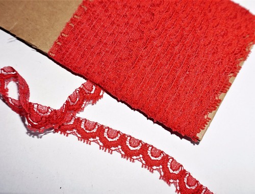 Spitze borte bordüre - spitze, rot