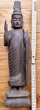 Budda Statue aus Hartholz