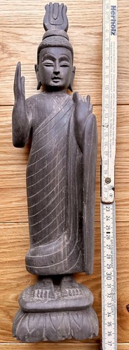 Budda statue aus hartholz - budda,