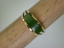 Gelbgoldring 585 mit Aventurin