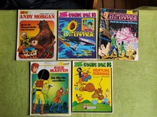 5 x diverse Zack Album, Zack Box Andy Morgan, Enterprise, Rick Master, Feuerauge