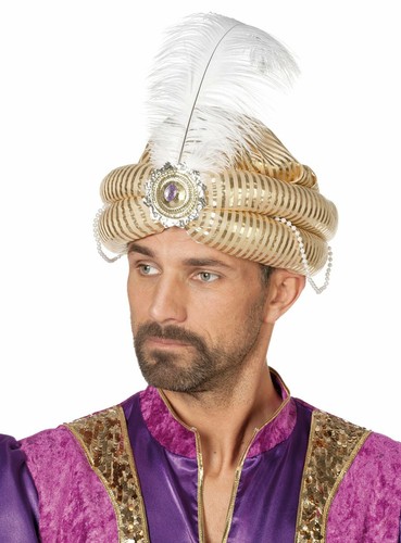 Goldener turban glanzvolle - -,