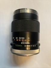Canon FD 135mm f3.5 Chrome Nose. Near Mint