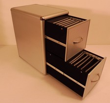 Aufbewahrungs-Archiv Silber für 300 CDs / DVDs