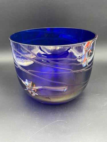 Tolle blaue glas vase - tolle,