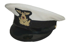 DB weiße Schirmmütze für Mitarbeiter des mittleren Dienstes mit Weisungsbefugnis